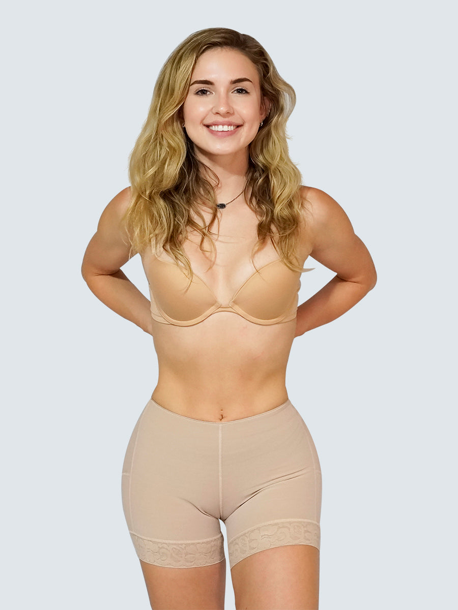 Open Butt lifter Shorts With Tummy Control